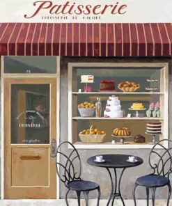 Sweet Bakery Shop Art paint by numbers