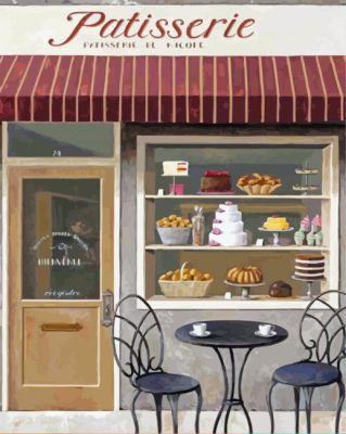 Sweet Bakery Shop Art paint by numbers