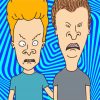 Beavis And Butthead Characters paint by numbers