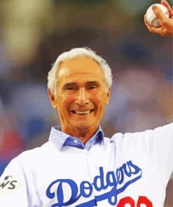 Sandy Koufax paint by numbers