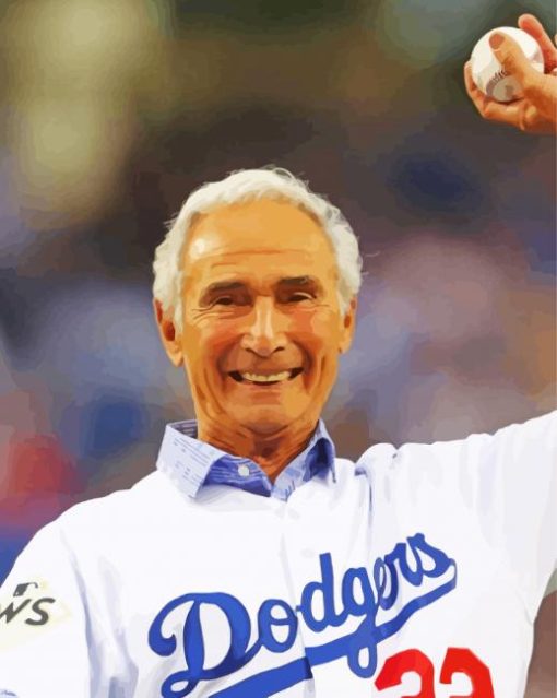 Sandy Koufax paint by numbers