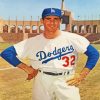 Vintage Sandy Koufax paint by numbers
