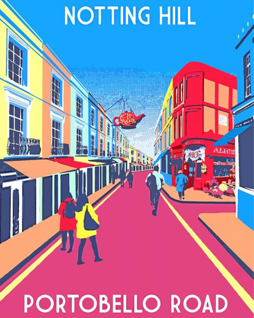 Portobello Road paint by numbers