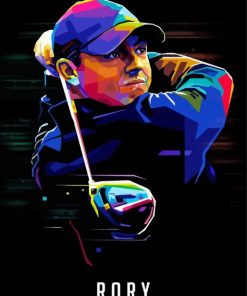 Rory Mcllory Art paint by numbers