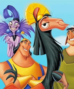 The Emperors New Groove paint by numbers