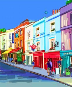 Aesthetic Portobello Road paint by numbers