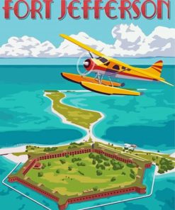 Fort Jefferson paint by numbers