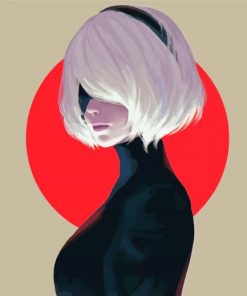 Nier Automata Character paint by numbers