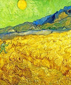 Wheatfield With A Reaper paint by numbers