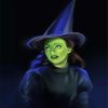 Elphaba The Wicked Witch paint by numbers
