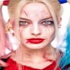 Crazy Margot Robbie Harley Quinn paint by numbers