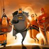 Fat Superheroes Paint By Numbers