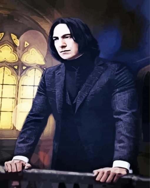 Professor Snape Character paint by numbers