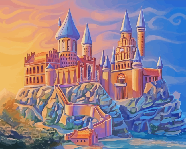 Harry Potter Hogwarts Paint By Numbers