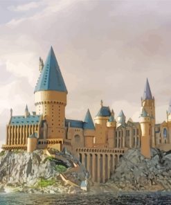 Hogwarts Castle paint by numbers