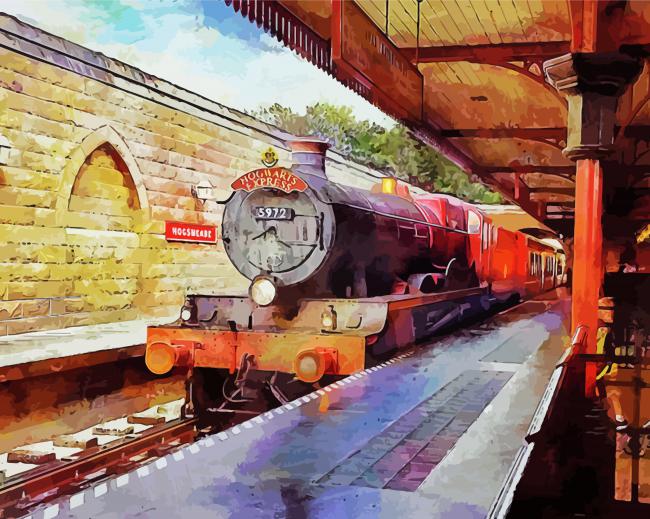 Harry Potter Hogwarts Express Model Paint Set