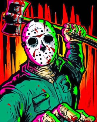 Jason Illustration paint by numbers