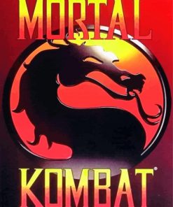 Mortal Komba Game Poster Paint By Numbers