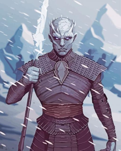 Night King Illustration Paint By Numbers