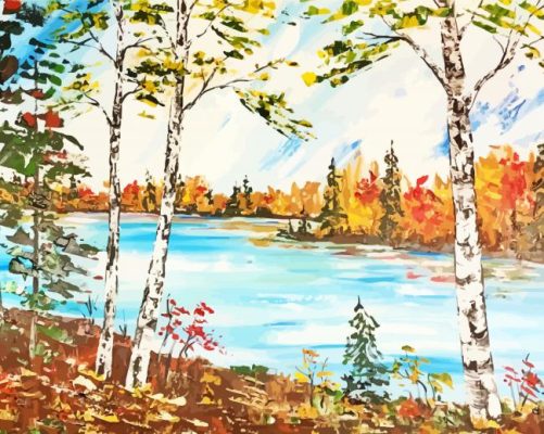 Paudash Lake paint by numbers