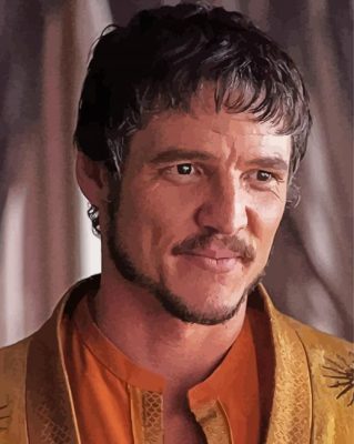 Pedro Pascal GOT Character  Paint By Numbers