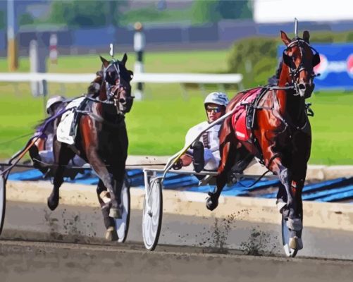 Aesthetic Hambletonian Stakes paint by numbers 
