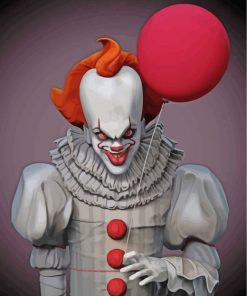 Aesthetic Pennywise paint by numbers