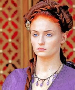 Beautiful Sansa Stark Paint By Numbers