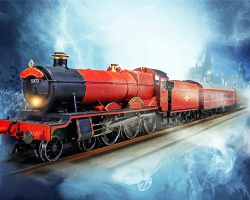 Harry Potter Hogwarts Express Paint By Numbers