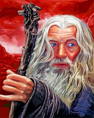 Gandalf Lord Of The Rings  Paint By Numbers