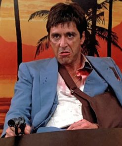Scarface Movie paint by numbers