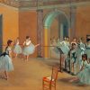Degas Ballet Dancers In Class paint by numbers