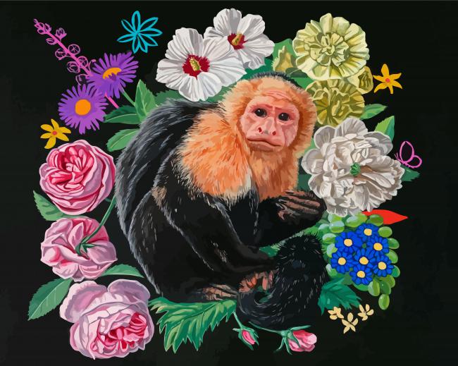 https://modernpaintbynumbers.com/wp-content/uploads/2023/02/capuchin-monkey-and-flowers-diamond-with-numbers.jpg