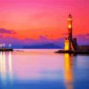 Lighthouse Of Chania Crete paint by numbers