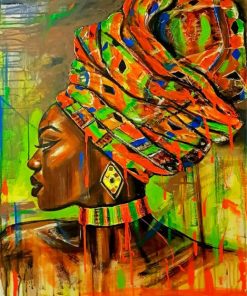 African Woman Art Paint By Numbers
