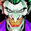 Angry Joker painnt by numbers