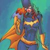 Batgirl Superhero paint by numbers