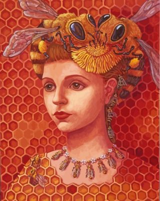 Bee Woman paint by numbers