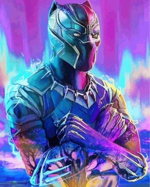 Black Panther Paint By Number