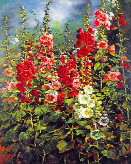 Blossom Flowers Garden paint by numbers