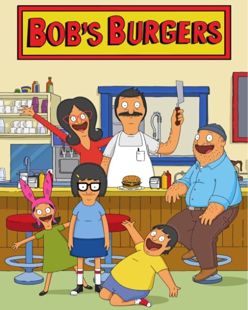 Bobs Burgers paint by numbers