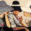 Classy Ladies In Hat paint by numbers