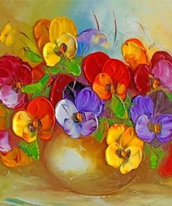 Colorful Flowers Paint By Numbers