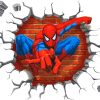 Cracked Wall Spider Man painting by numbers