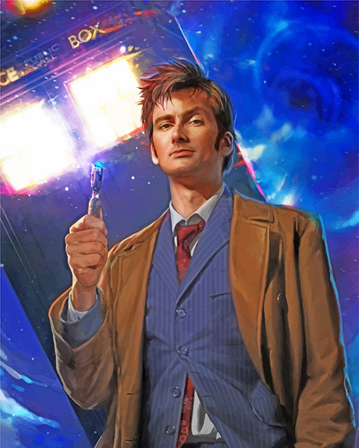 Doctor Who Art Paint By Numbers