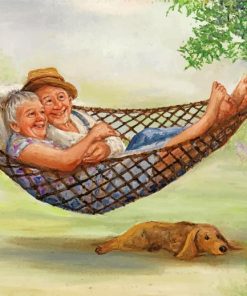 Couple On Hammock Paint By Numbers