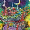 Fantasy Book Land paint by numbers