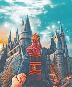 Follow Me To Hogwarts paint by number