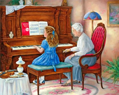 Piano Lesson Paint By Numbers