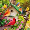 Spring Bird paint by numbers